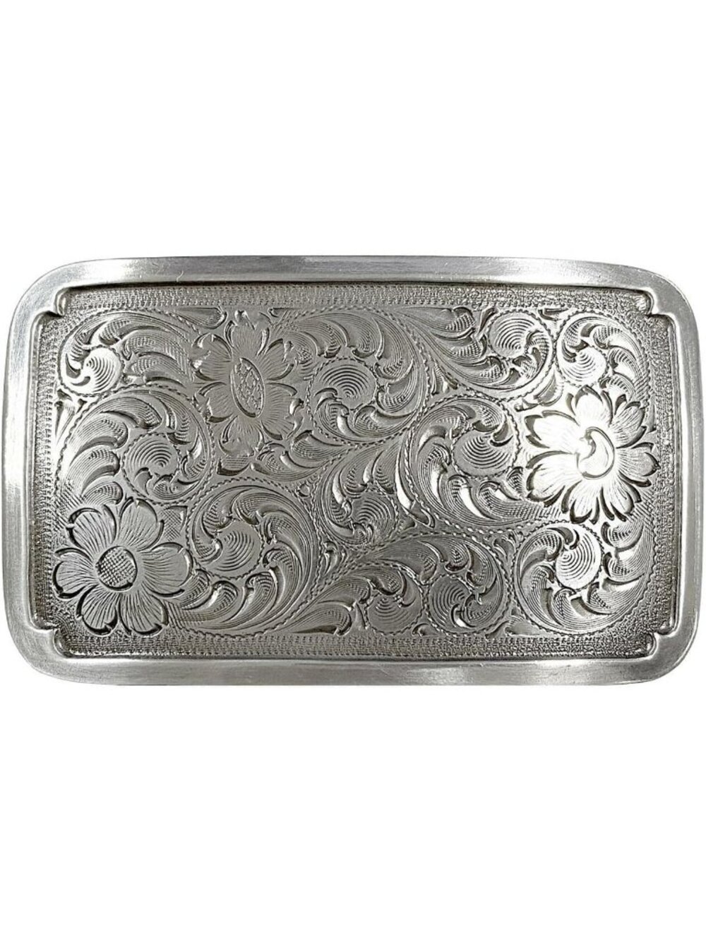 Unisex 1-Antique Silver Floral Dog Bird Star Replacement Belt Buckle Multi-Style
